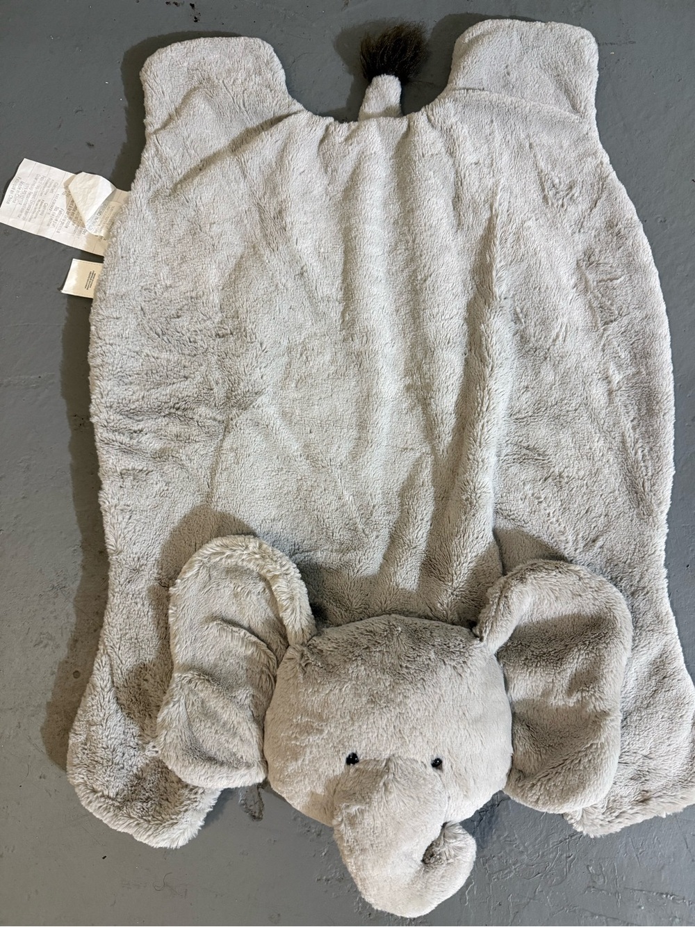 Pottery Barn Kids Plush Elephant Baby Mat